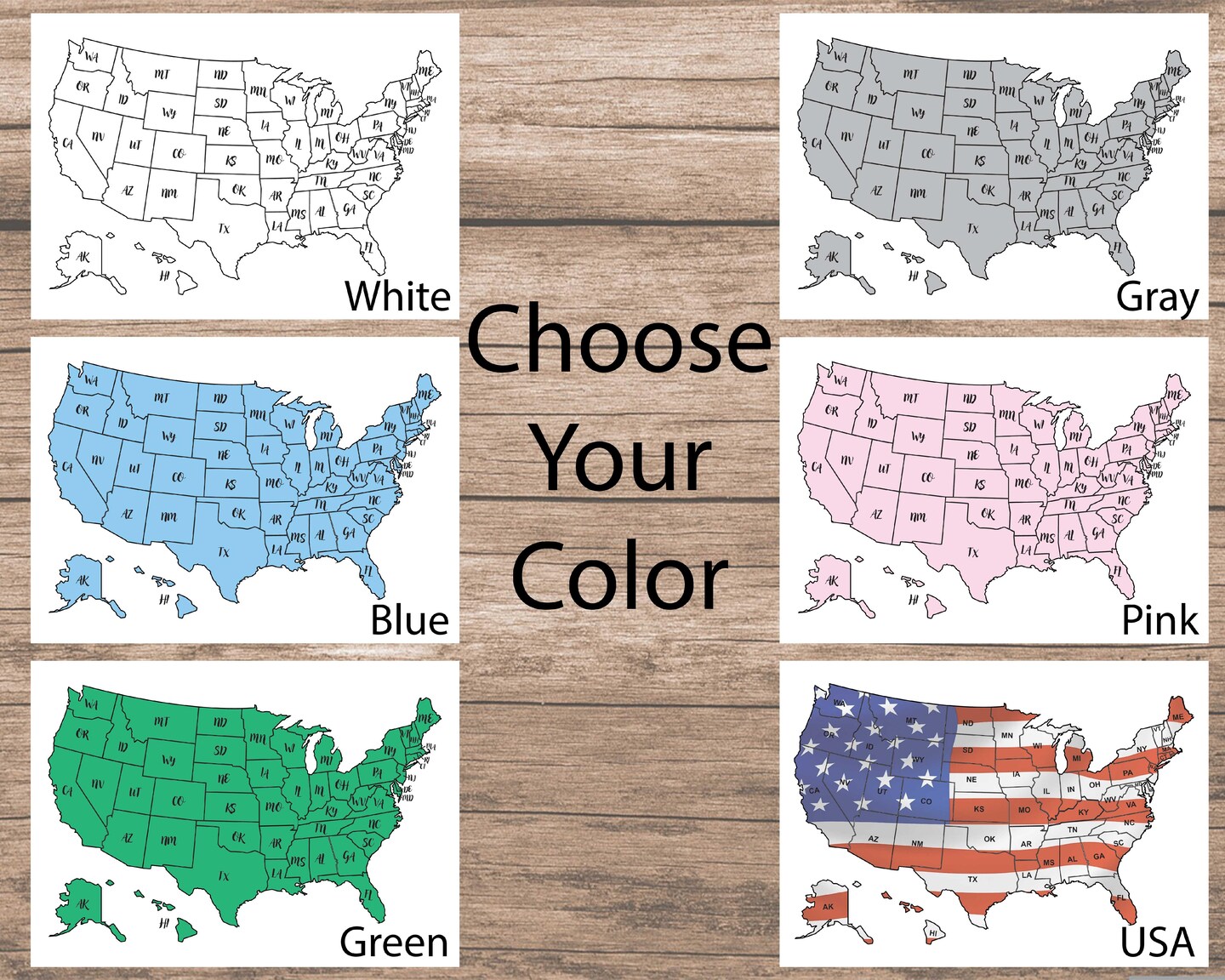 Small Push Pin Map of the United States Mini Map Travel Tracker 5x7 Framed Canvas US Wall Art Gift for Him Gift for Her Apartment Decor Tiny