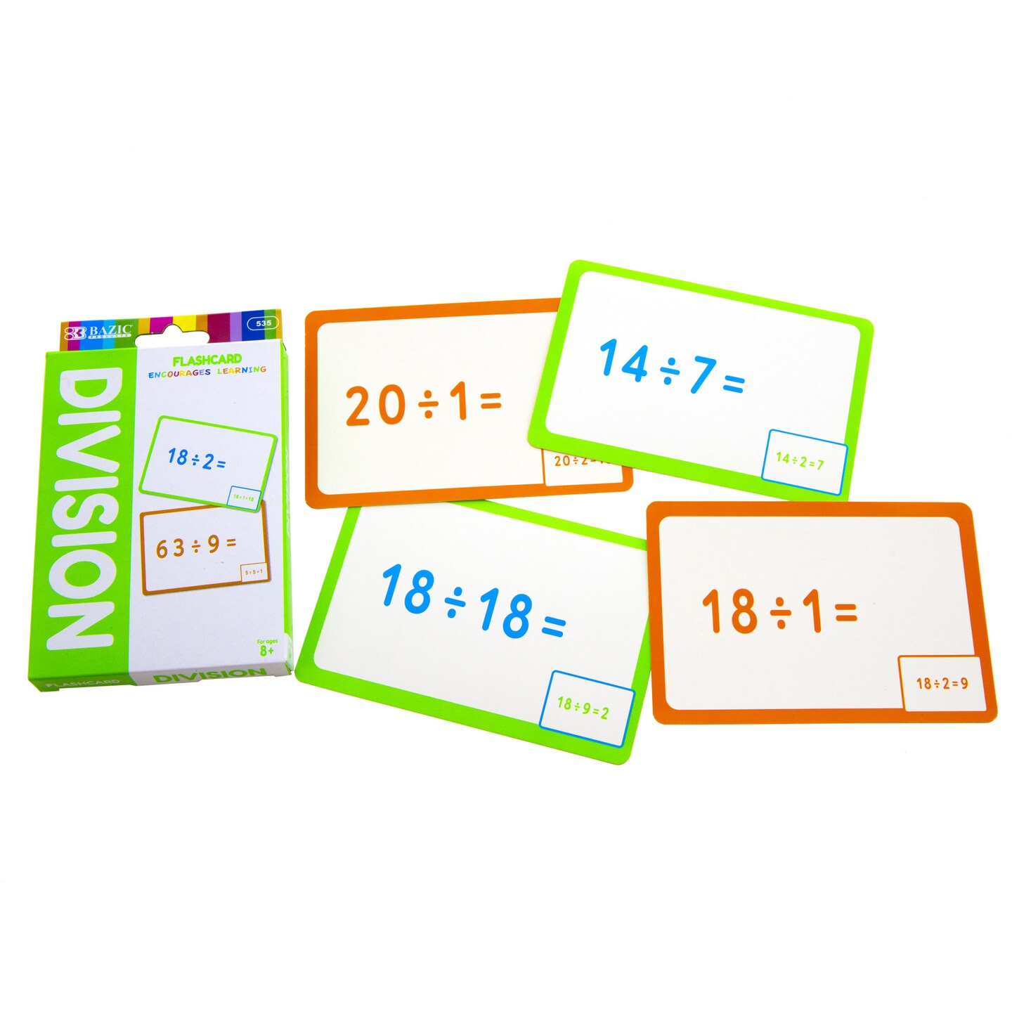 BAZIC Flash Cards Division (36/Pack)