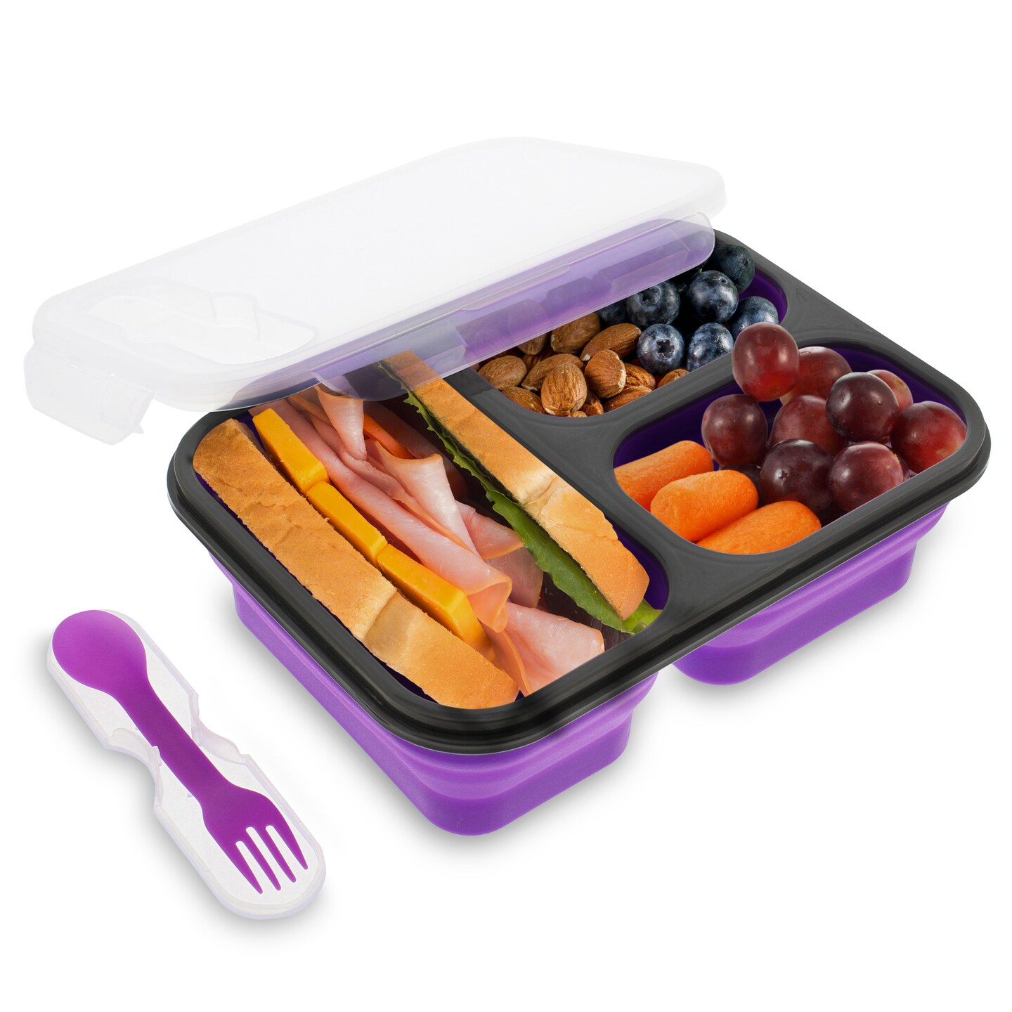 Creekview Home Emporium Collapsible Food Container - Silicone Bento Lunch Box