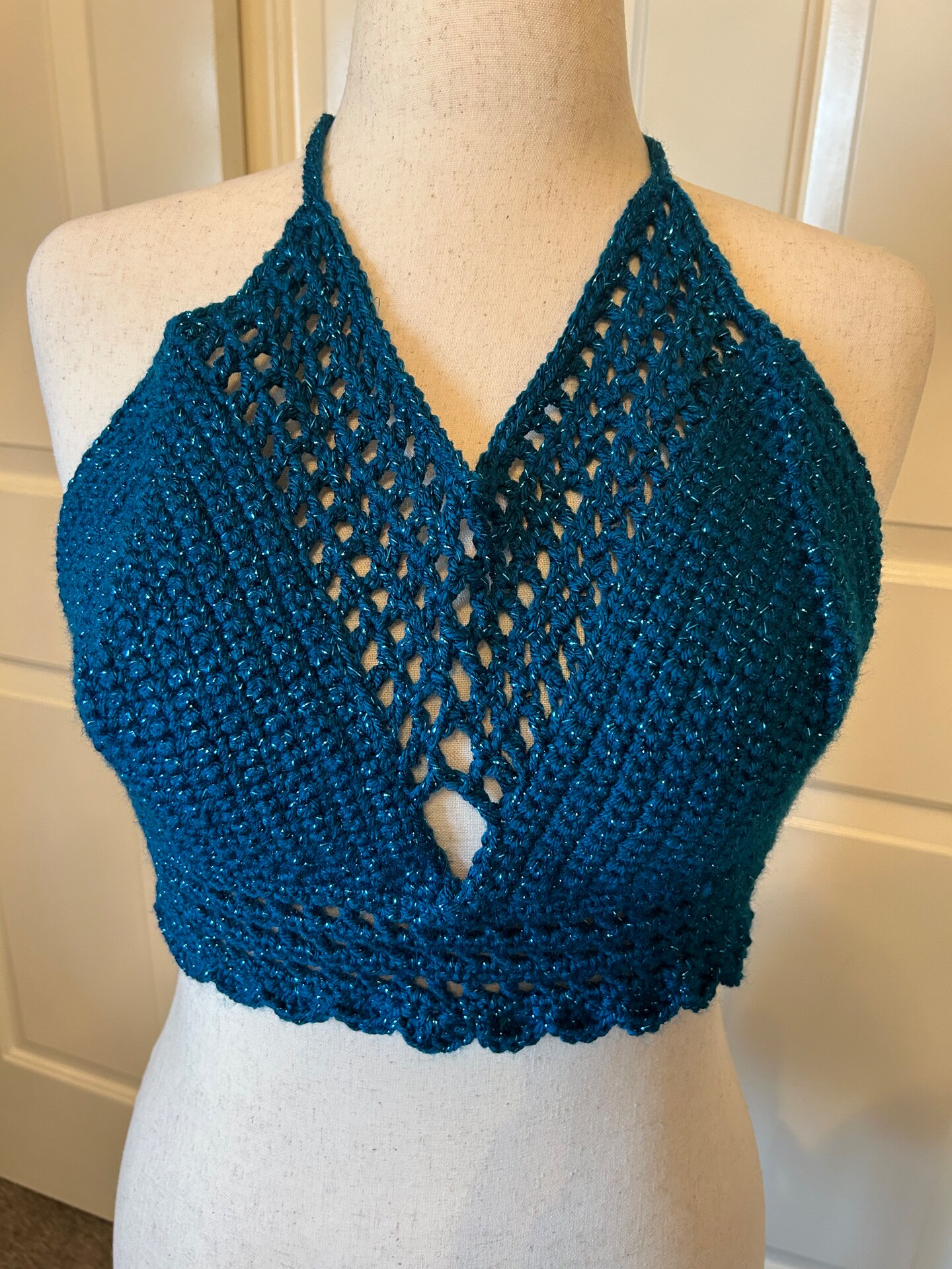 Crocheted halter top | MakerPlace by Michaels