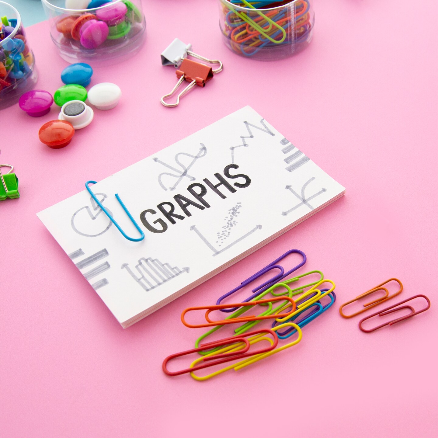 BAZIC Combo Sets: Push Pin, Paper Clip, Binder Clip, Magnetic Button