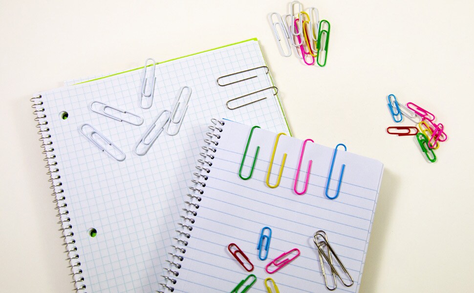 BAZIC Paper Clip (50mm) Jumbo Silver (100/Pack)