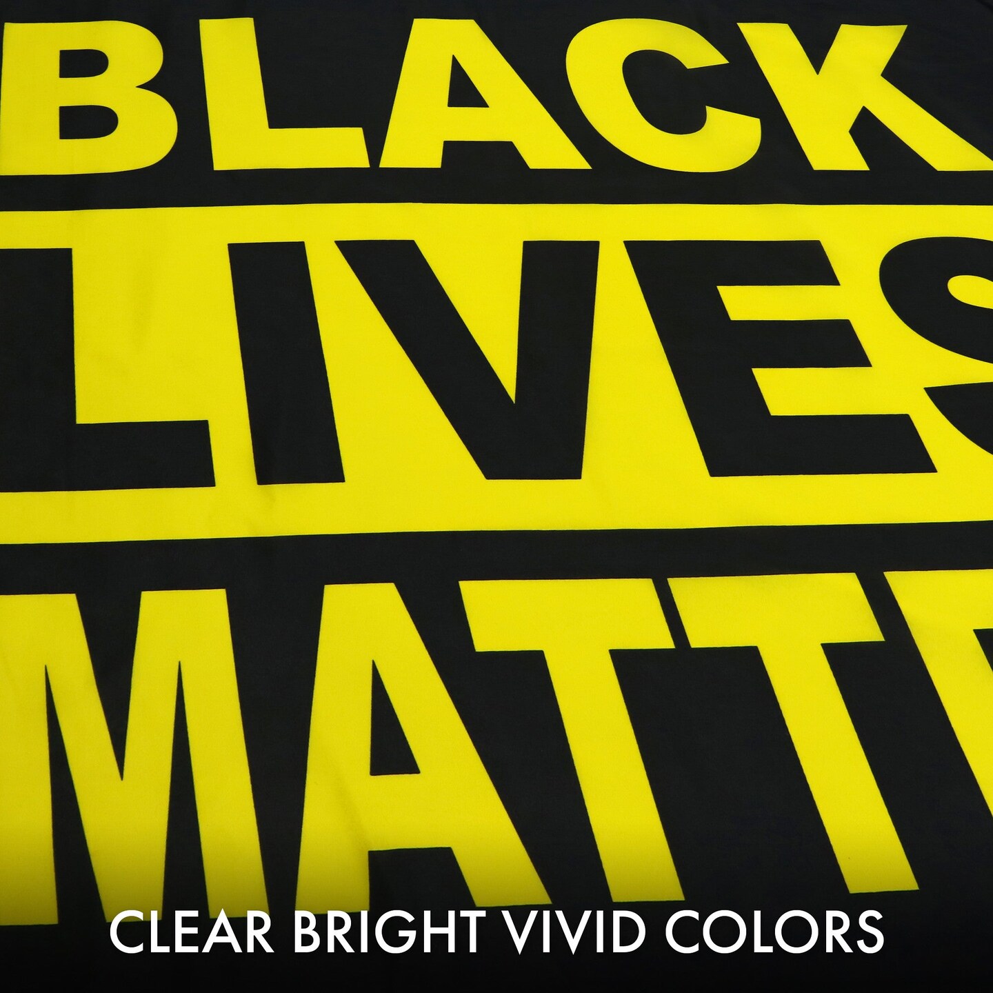G128 Combo Pack: USA American Flag 3x5 Ft 150D Printed Stars &#x26; Black Lives Matter (Black/Yellow) Flag 3x5 Ft 150D Printed