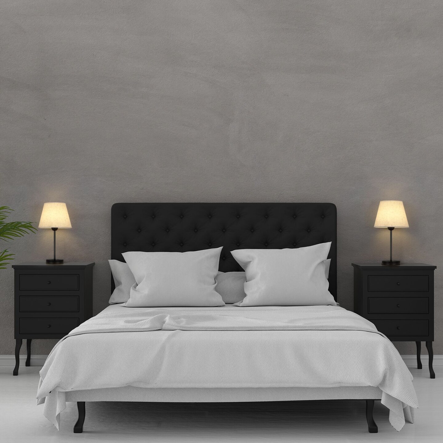 Modern Classic Nightstand Table Lamps Bedside Table Lamp Set of 2