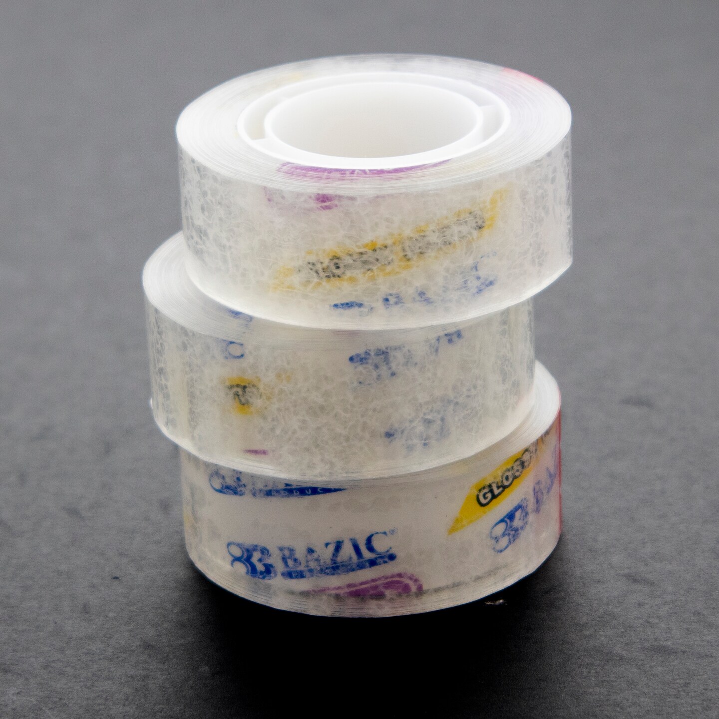BAZIC Crystal Clear Tape w/ Dispenser 3/4&#x22; X 1296&#x22;