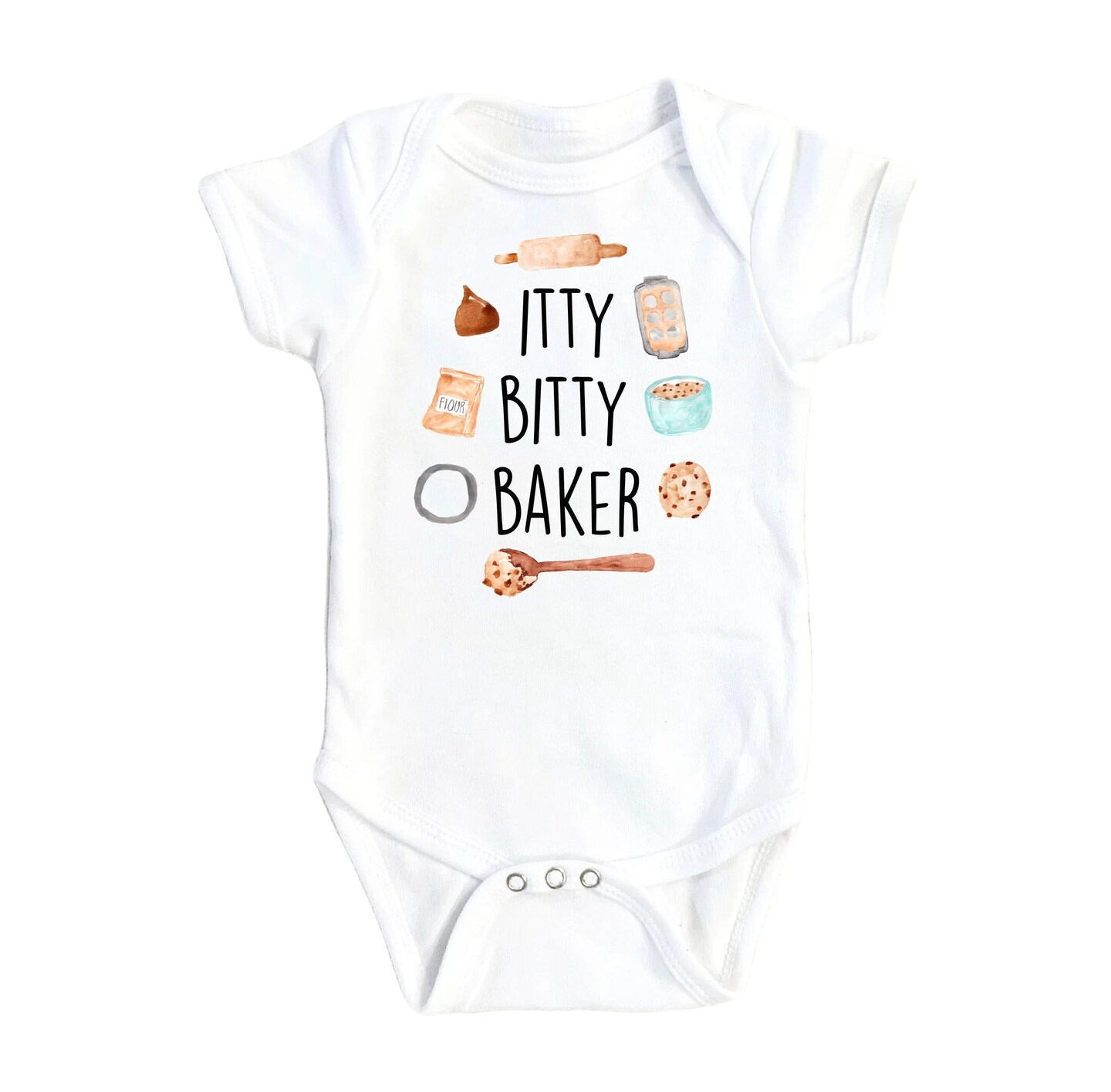 Itty Bitty Baker - Baby Boy Girl Clothes Infant Bodysuit Funny Cute ...