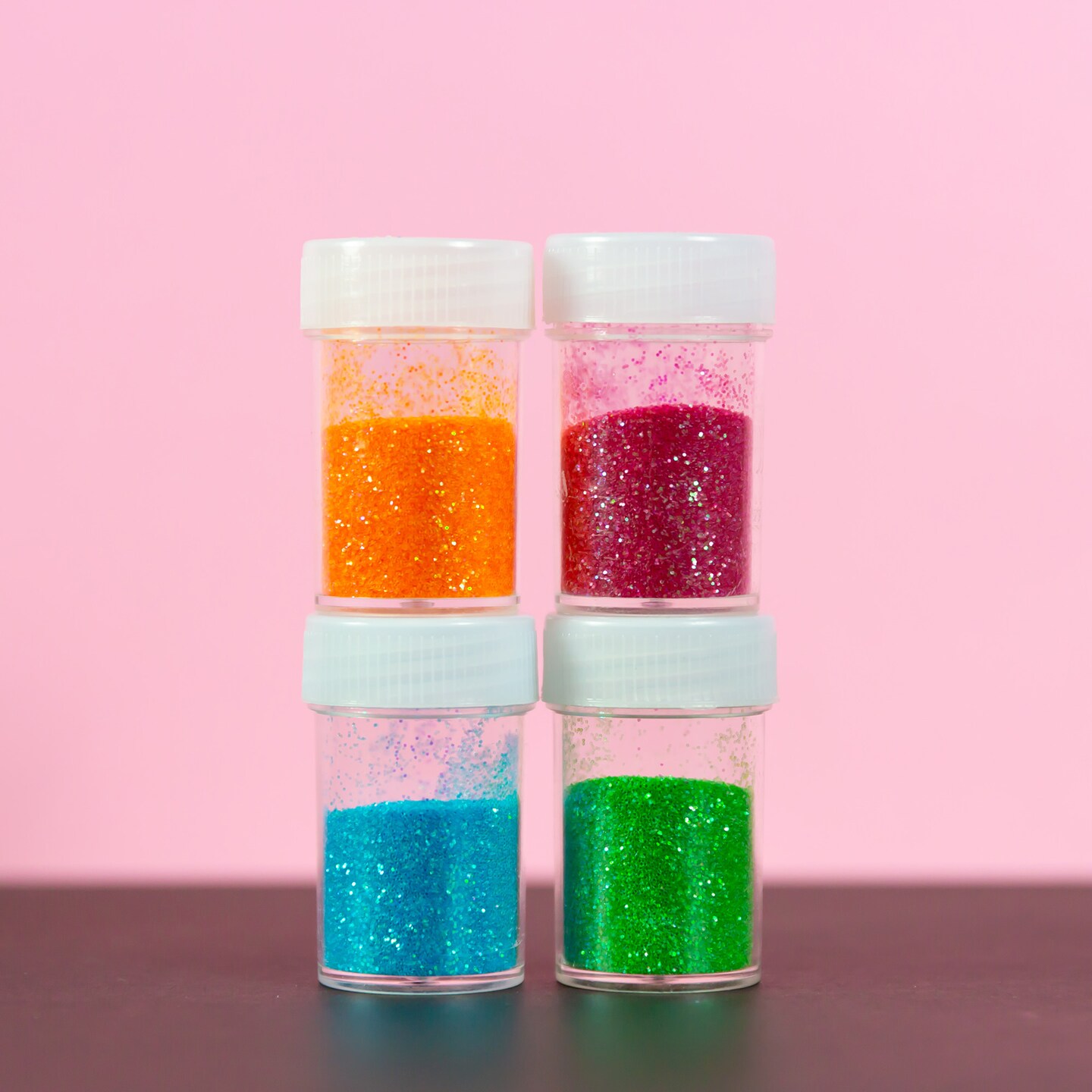 BAZIC Glitter Shaker 8g / 0.28 Oz. (4/Pack) Neon Color