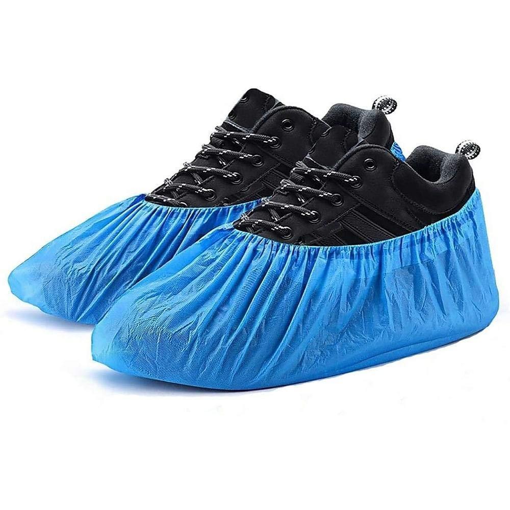 Disposable Shoe Covers for Indoors and Outdoors 16 x 6.5 Pack of 100 ...