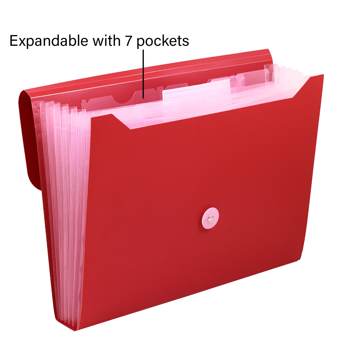 BAZIC Expanding File A4/Letter Size Poly 7-Pocket