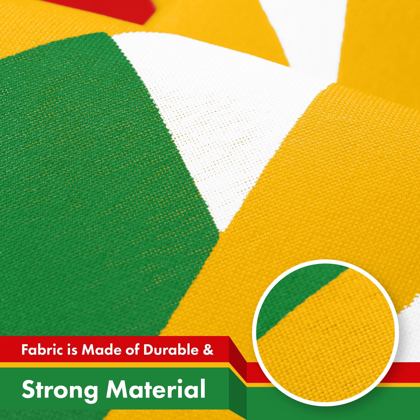 G128 Kurdistan Region Flag | 3x5 Ft | LiteWeave Pro Series Printed 150D Polyester | Country Flag, Indoor/Outdoor, Vibrant Colors, Brass Grommets, Thicker and More Durable Than 100D 75D Polyester