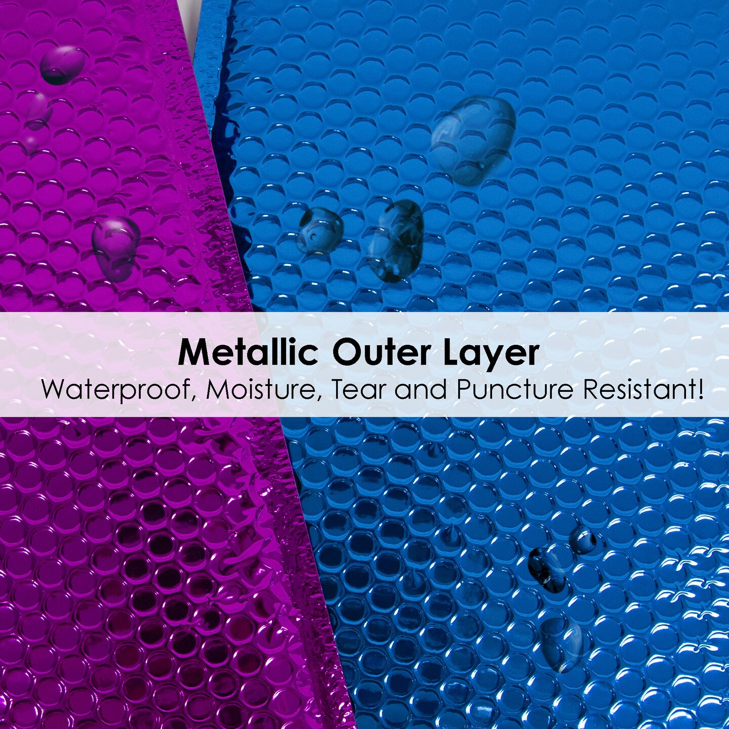 BAZIC Metallic Bubble Mailer (#5) 10.5&#x22; x 15&#x22;