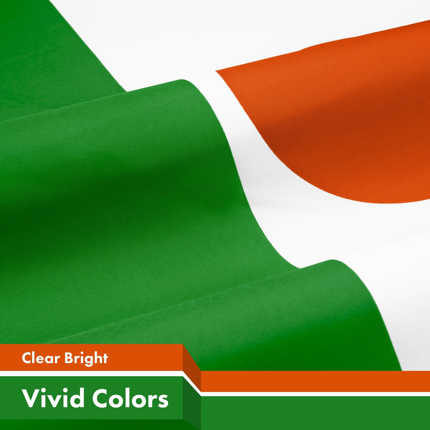 G128 3 Pack: Niger Nigerien Flag | 3x5 Ft | LiteWeave Pro Series Printed 150D Polyester | Country Flag, Indoor/Outdoor, Vibrant Colors, Brass Grommets, Thicker and More Durable Than 100D 75D Polyester