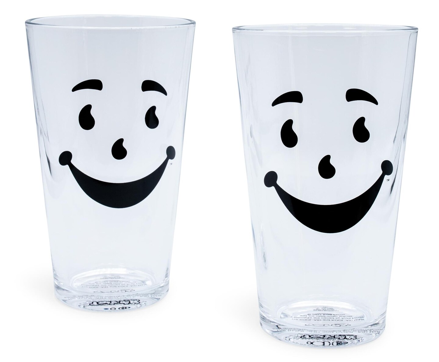Kool-Aid Man 16-Ounce Pint Glasses | Set of 2