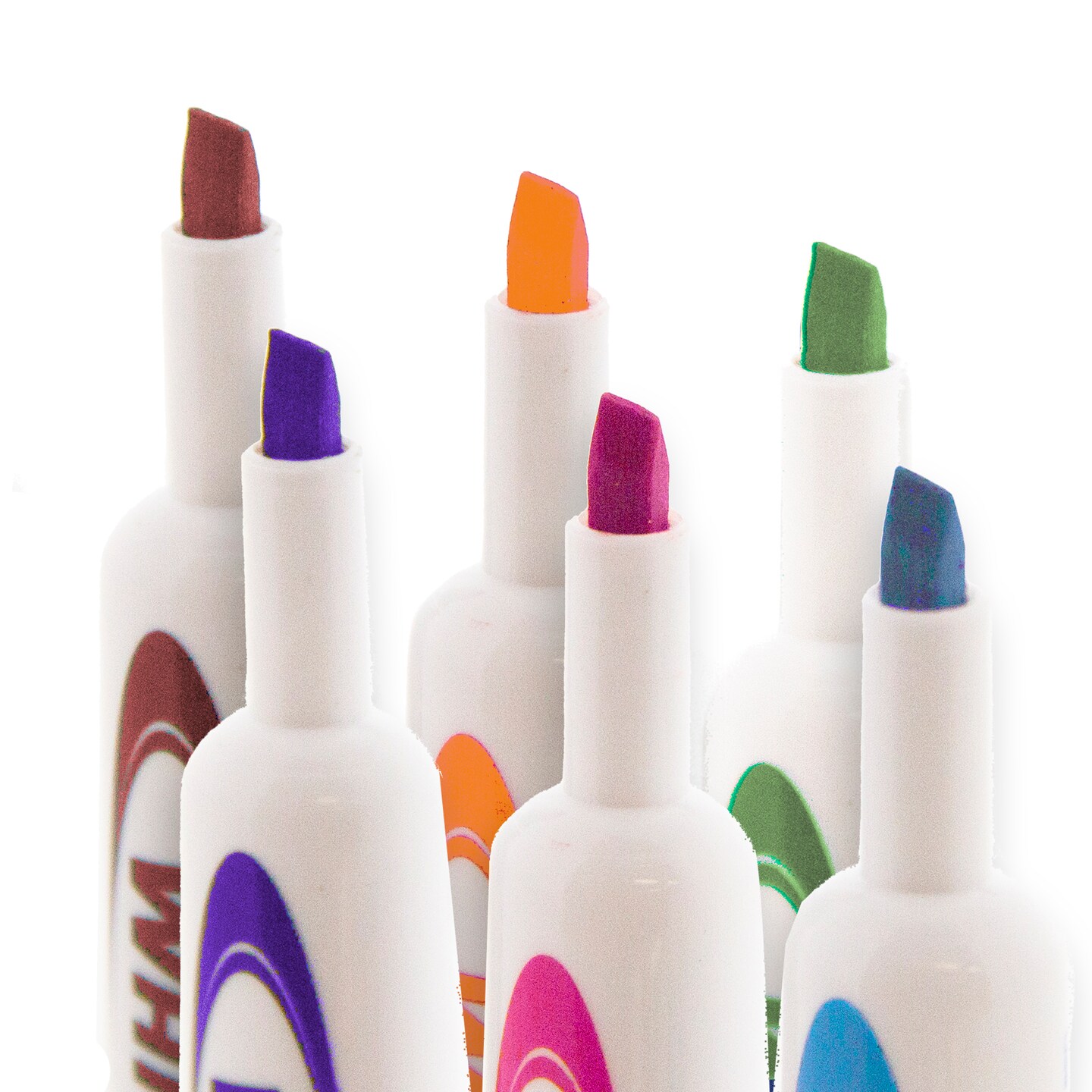 BAZIC Chisel Tip Bright Color Dry-Erase Markers (6/Pack)