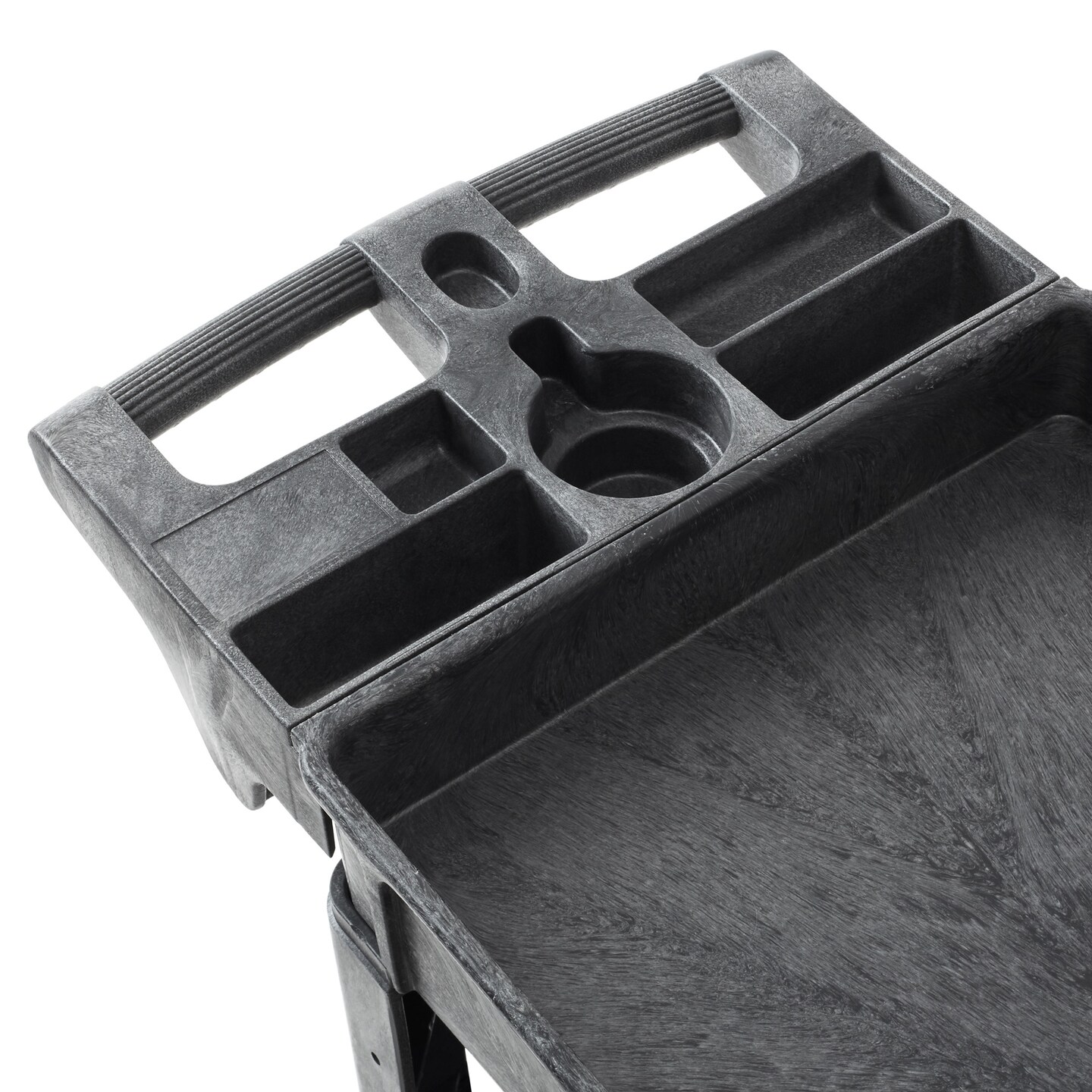 Dryser Utility Cart with Wheels, 40&#x22; x 17&#x22; Heavy Duty 550 lb. Capacity with Shelves - 3 Tier Rolling Cart with Two 5&#x22; Swivel Casters for Warehouse, Garage, Cleaning