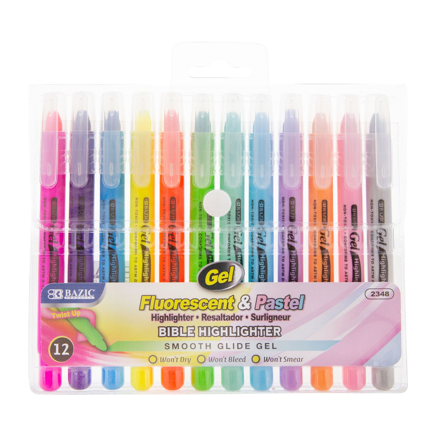 BAZIC Gel Highlighter 12 Color