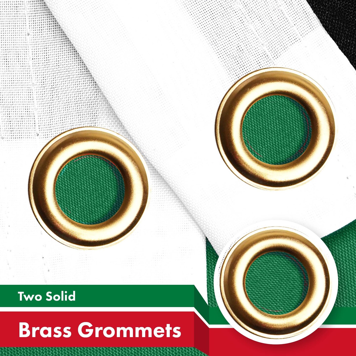 G128 Kuwait Kuwaiti Flag | 3x5 Ft | LiteWeave Pro Series Printed 150D Polyester | Country Flag, Indoor/Outdoor, Vibrant Colors, Brass Grommets, Thicker and More Durable Than 100D 75D Polyester