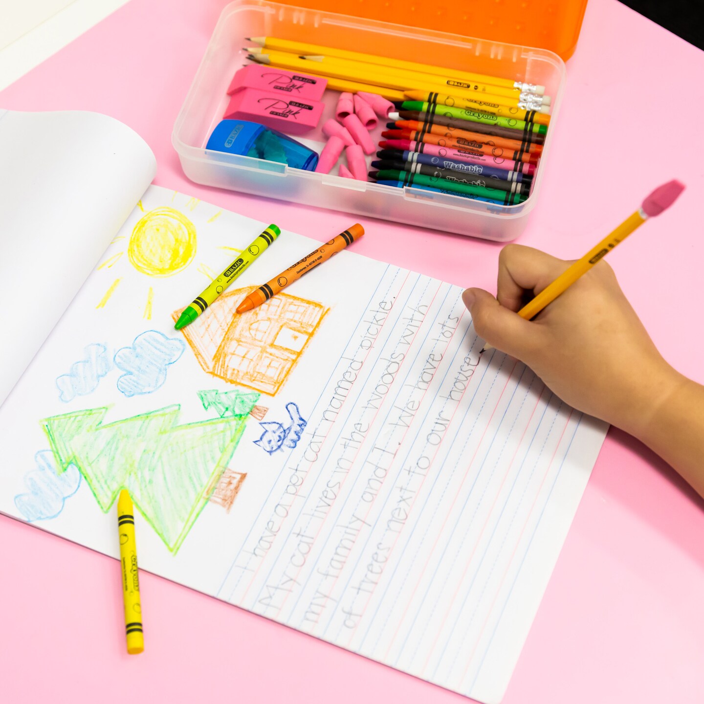 BAZIC Pink Eraser Top (20/Pack)