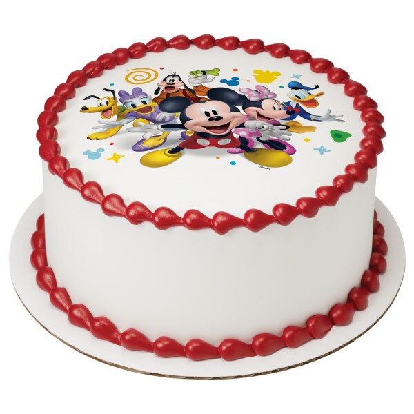 Disney Mickey Mouse Funhouse Epic Fun Edible Cake Topper Image - 1/4 Sheet