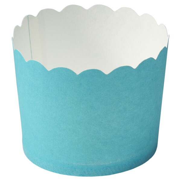 Turquoise Scalloped Baking Cups 50ct
