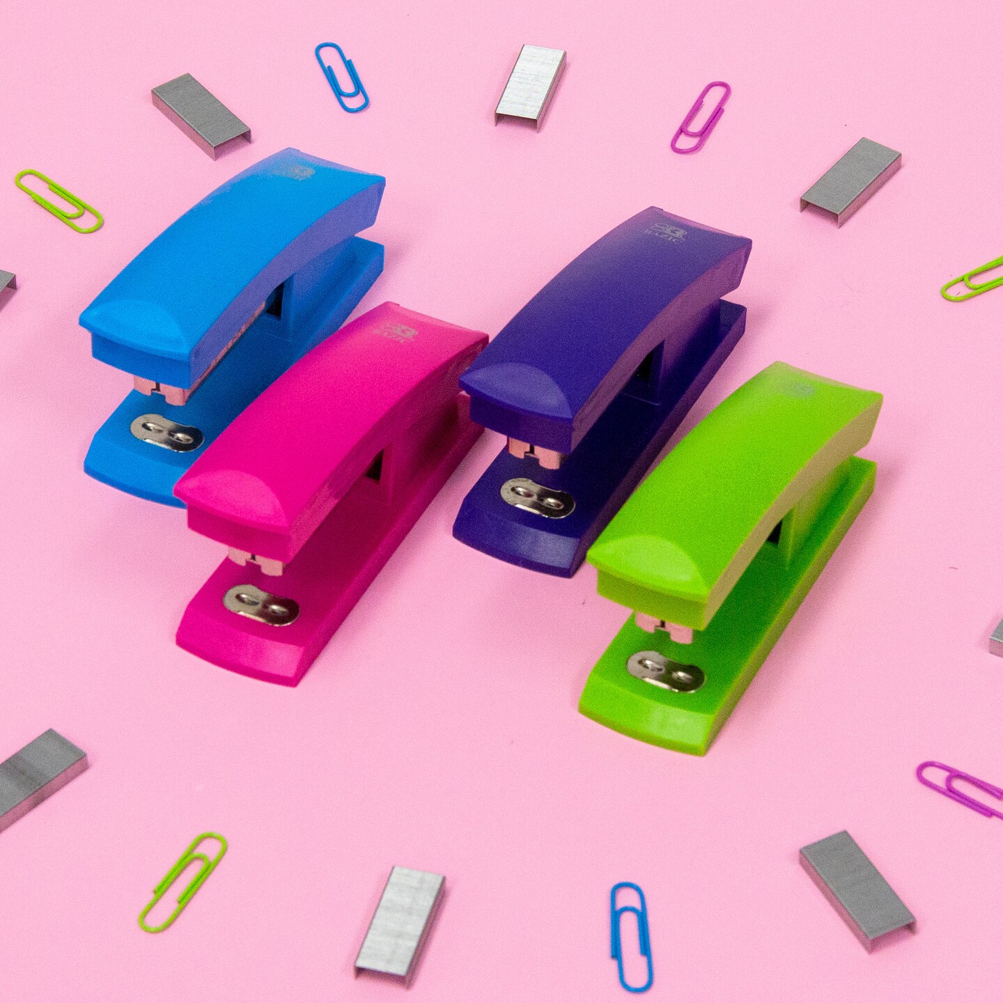 BAZIC Standard Stapler Bright Color (26/6)