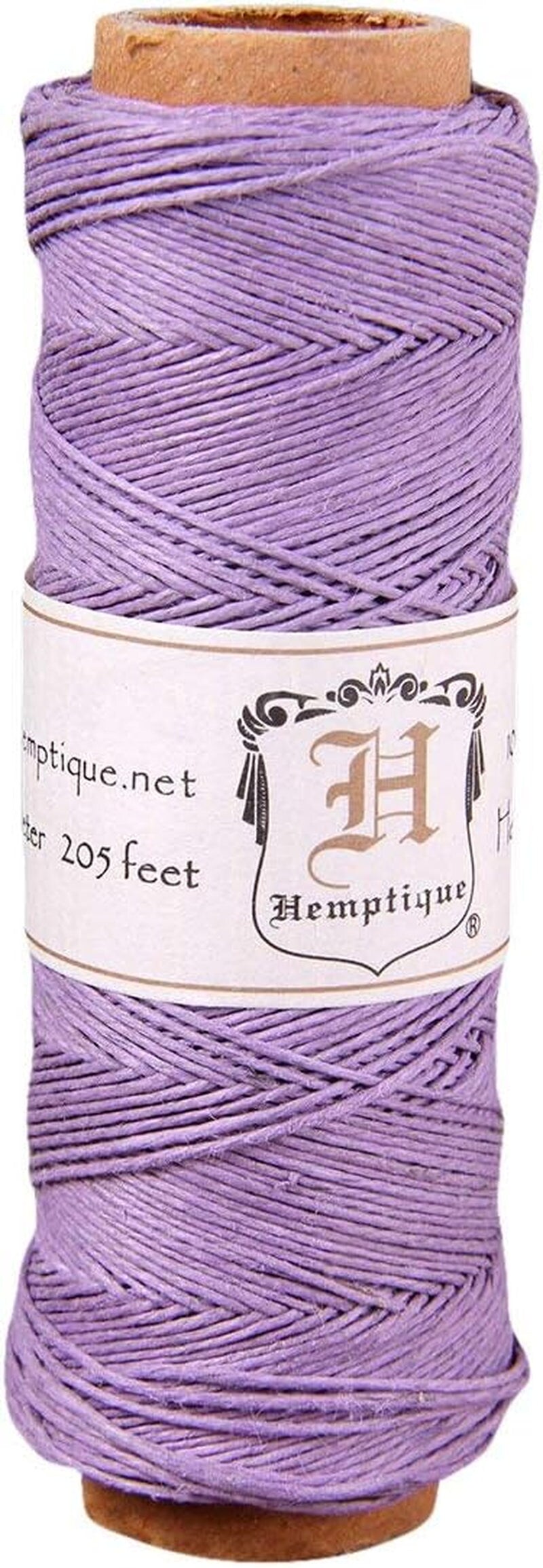 100% Natural Hemp Cord Single Spool - 205Ft ~ 62.5M Hemp String Spool - Crafters Number 1 Choice - .5Mm Cord Thread for Jewelry Making, Macram&#xE9;, Scrapbooking, &#x26; More - Black