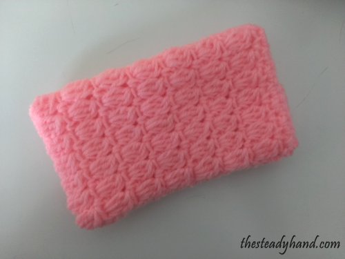 Puff Stitch Cell Phone Case Crochet Pattern image 3