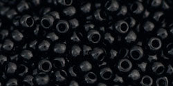 Shiny Black 11 Seed Beads, Size11 Toho Black Seed Beads, Glass