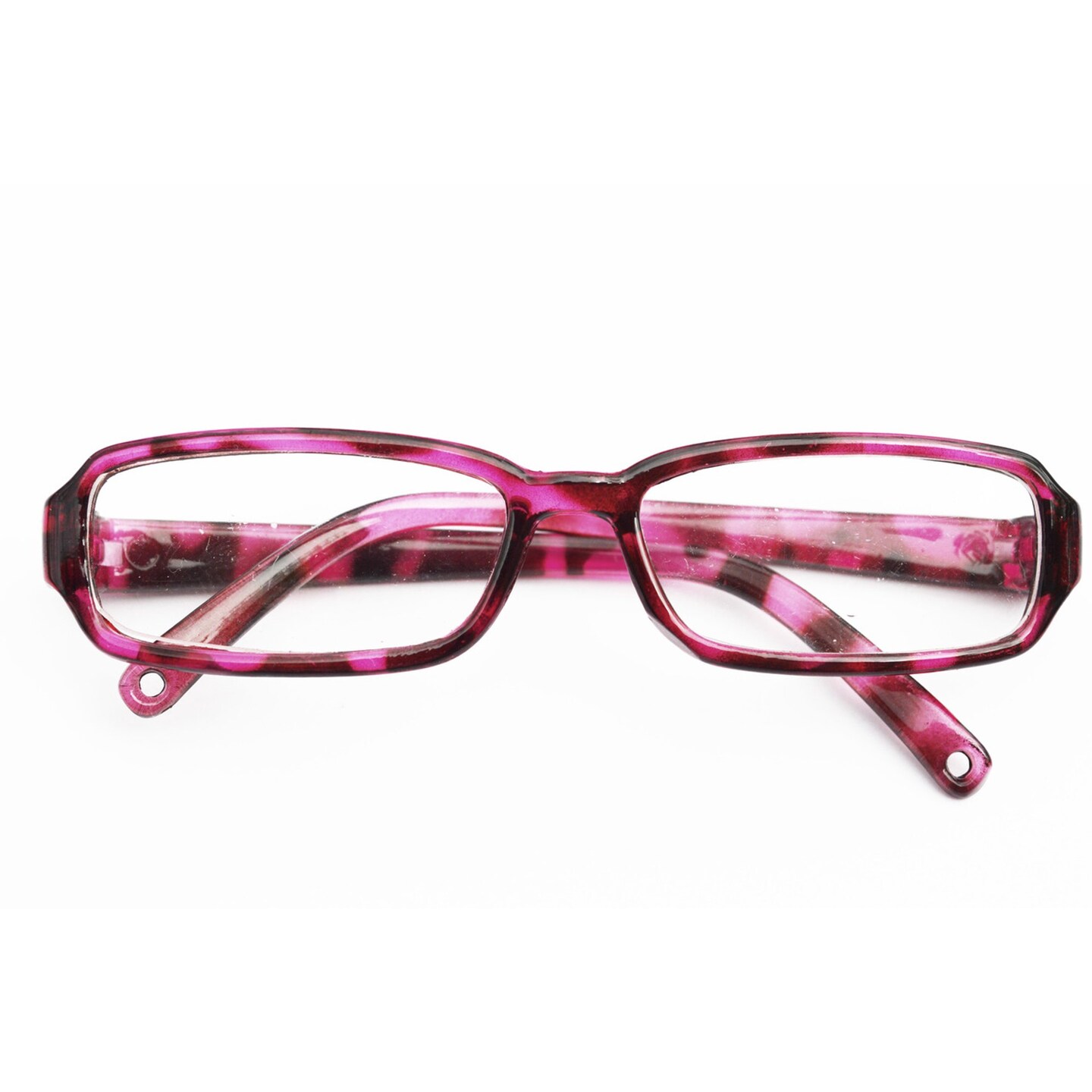 Pink Tortoise Modern Glasses for 18 Inch Fashion Girl Dolls Fits 18