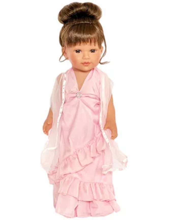 18 Inch Doll Clothes- Pink Evening Gown For 18 inch Kennedy and Friends Dolls