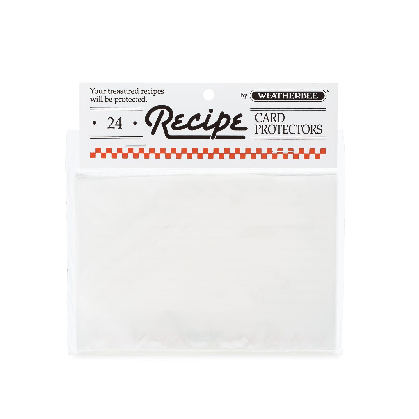 Weatherbee Recipe Card Protectors / 4 X 6 INCHES
