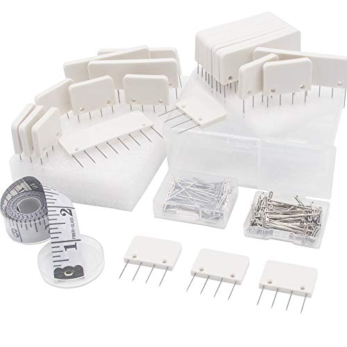 LAMXD Knit Blocking Pins Kit,Knit Blocking Combs – Set of 25 Combs