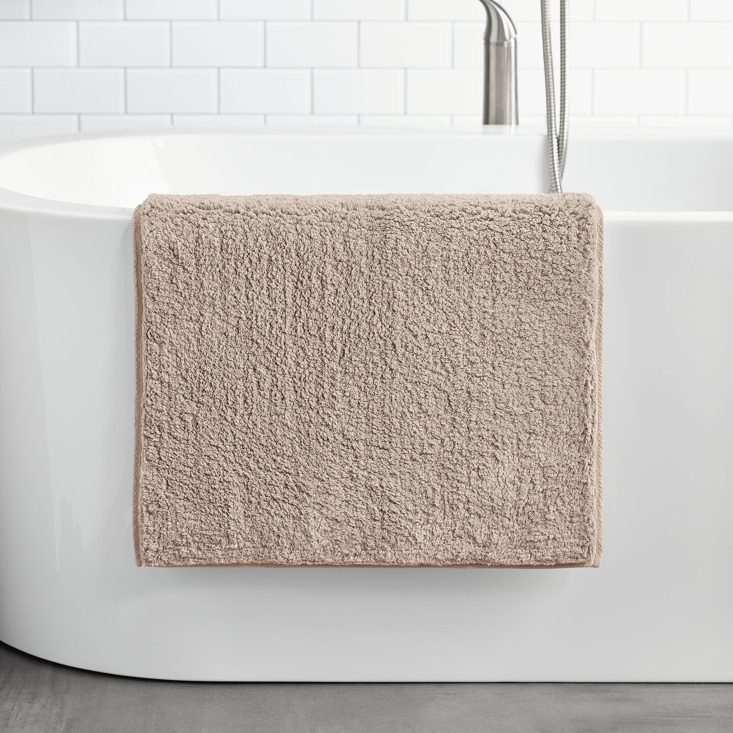 Nate Home by Nate Berkus Non-Slip Cotton Bath Rug, 17&#x22; x 24&#x22;