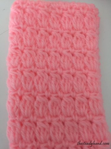 Puff Stitch Cell Phone Case Crochet Pattern image 2