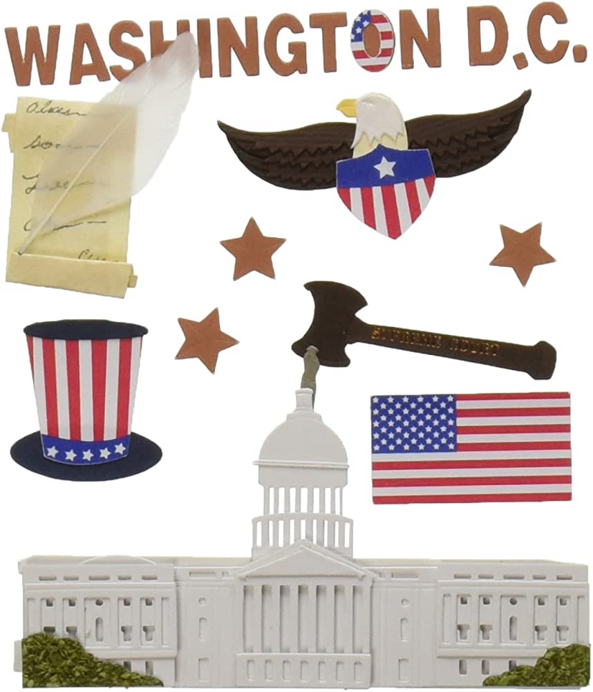 Jolee&#x27;s Boutique Washington D.C Dimensional Stickers