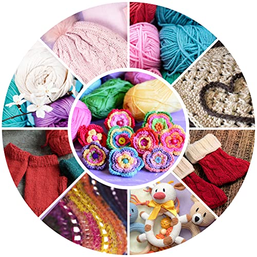 VERSAINSECT Multicolor Crochet Hooks, Knitting Bag