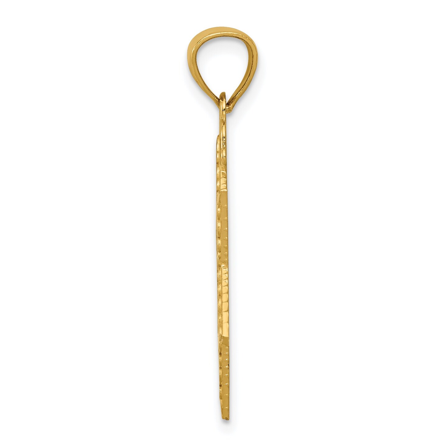 14K Yellow Gold Star of David Pendant FindingKing Jewerly 30.9mm x 19.8mm