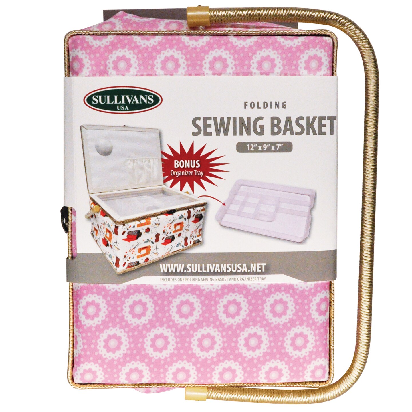 Folding Sewing Basket