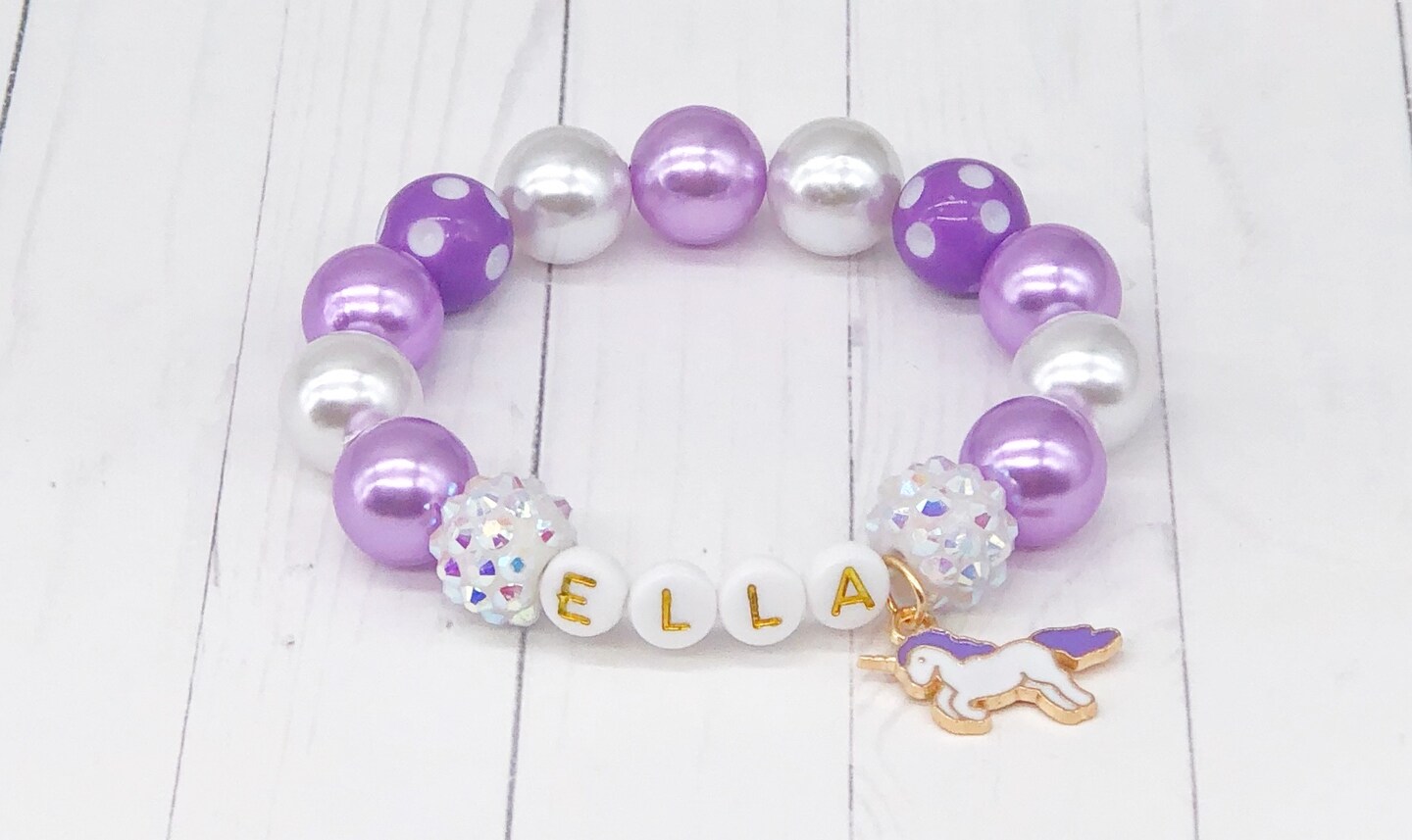 Children's Sterling Silver Purple Unicorn Bracelet for Little Girls –  Cherished Moments Jewelry