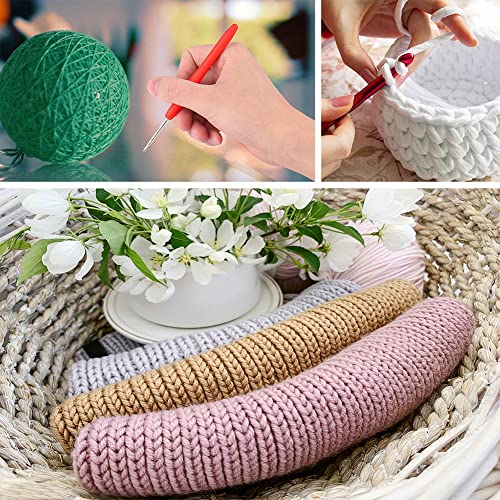 85-Piece Crochet Hooks Set, Crochet Hook Kit with Storage Case, Ergonomic Knitting Needles Weave Yarn Kits DIY Hand Knitting Craft Art Tool for Beginners and Experienced Crochet Lovers