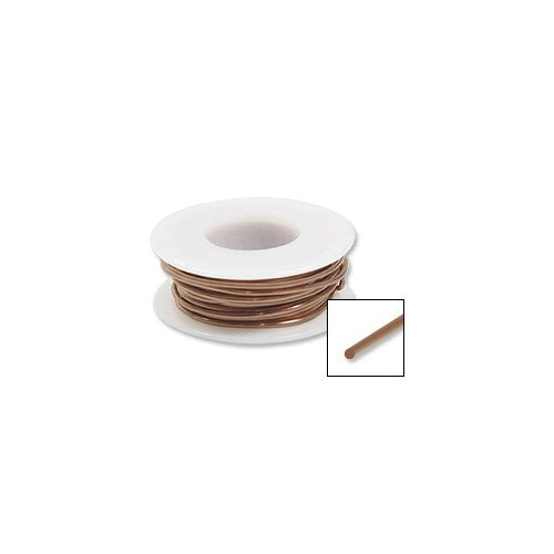 JewelrySupply Copper Dead Soft Wire Round 22 Gauge (20 Foot)