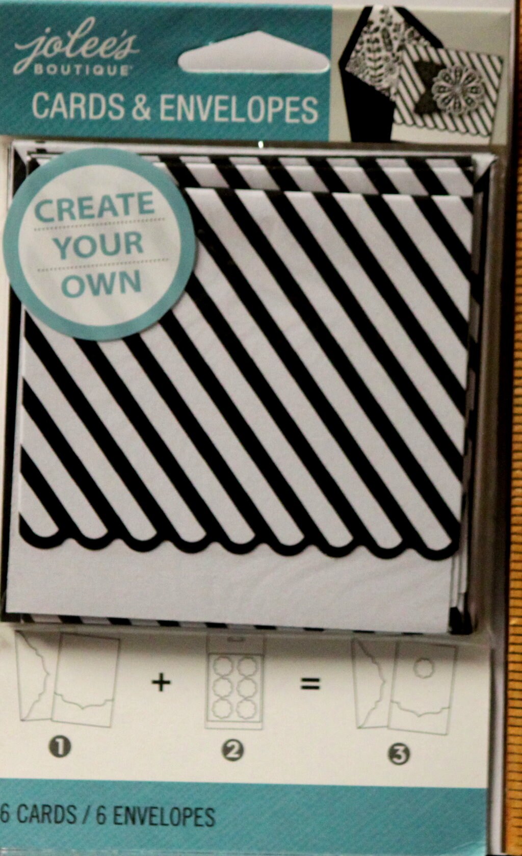 Jolee&#x27;s Boutique Neutral Mini Square Cards &#x26; Envelopes Set