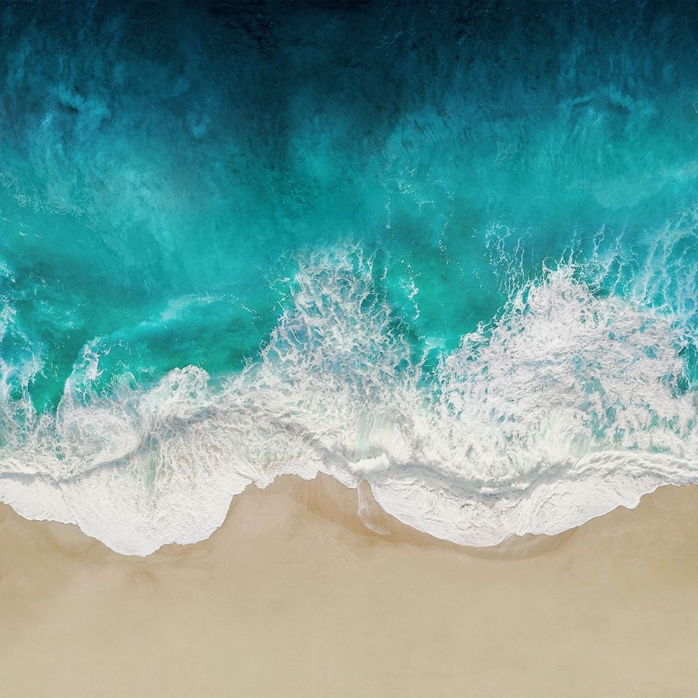 Aqua Ocean Waves IV Poster Print by Maggie Olsen # ML115257
