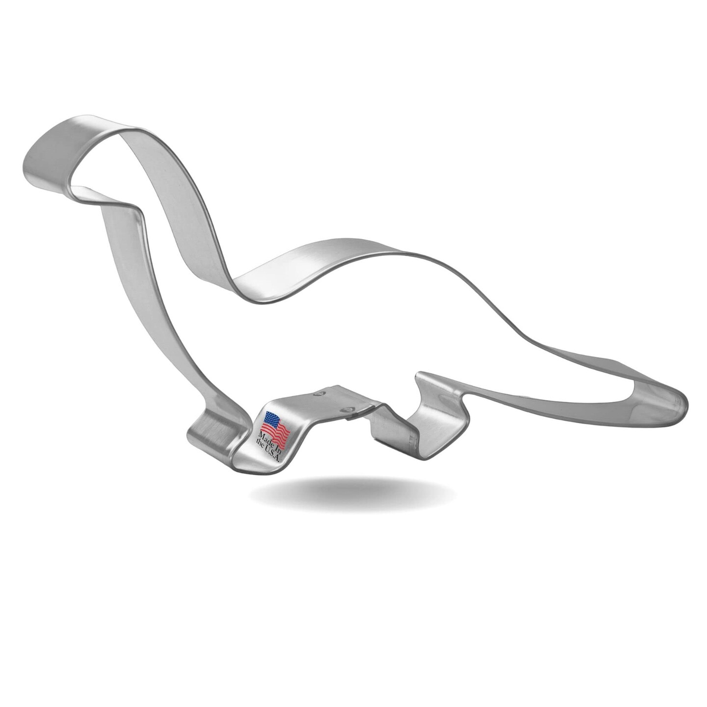 CookieCutter.Com Apatosaurus Dinosaur 7.25 in –Tin Plated Steel Cookie Cutters – Made In The USA
