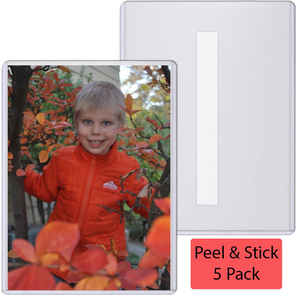 Rigid Toploaders with Peel and Stick Strip - 5&#x22; x 7&#x22; - Photo Size