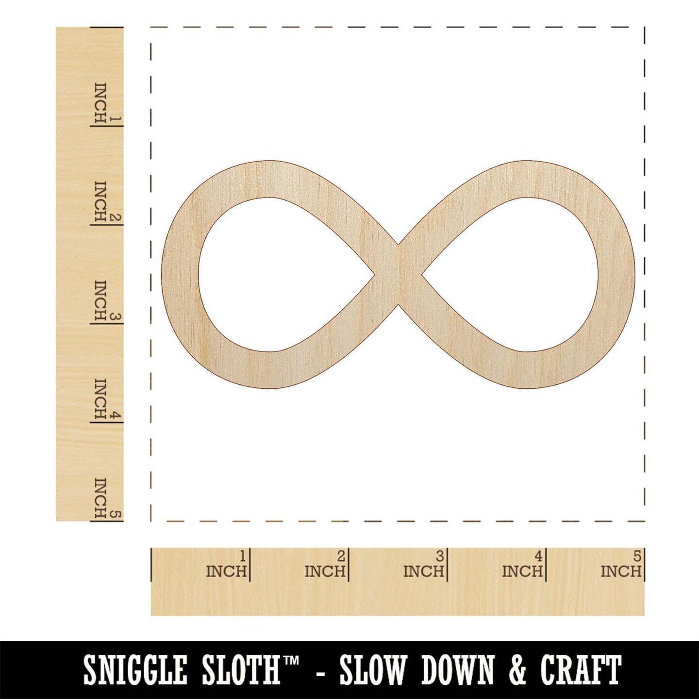 Infinity Symbol Solid Unfinished Wood Shape Piece Cutout for DIY Craft  Projects | Michaels