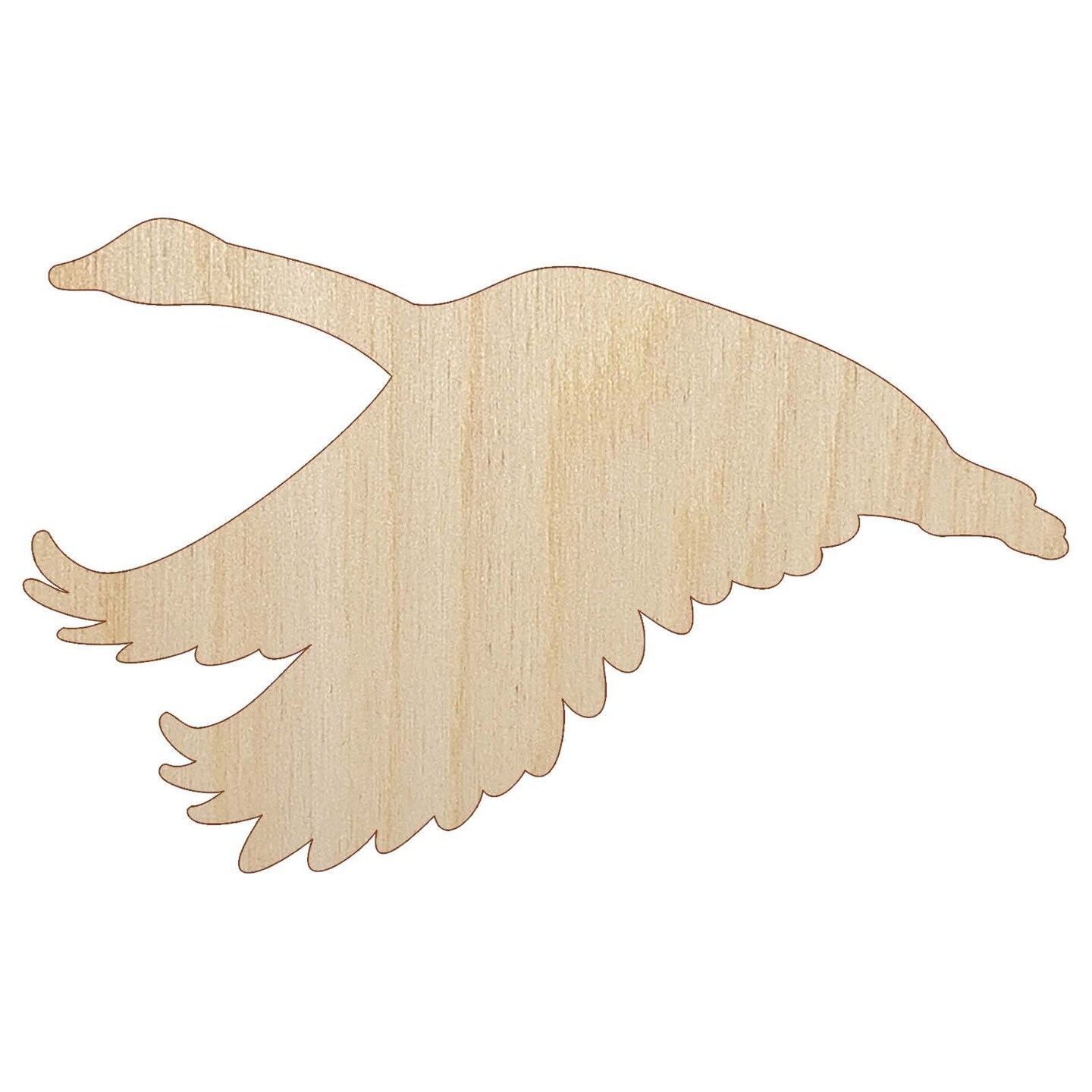 Canadian Goose Canada Unfinished Wood Shape Piece Cutout for DIY Craft Projects