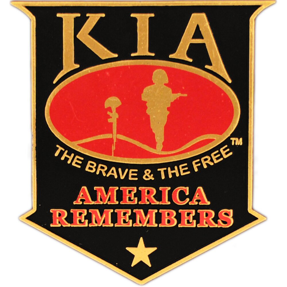 KIA America Remembers Flexible Magnet Car Fridge Locker Decal (2-7/8&#x22;)