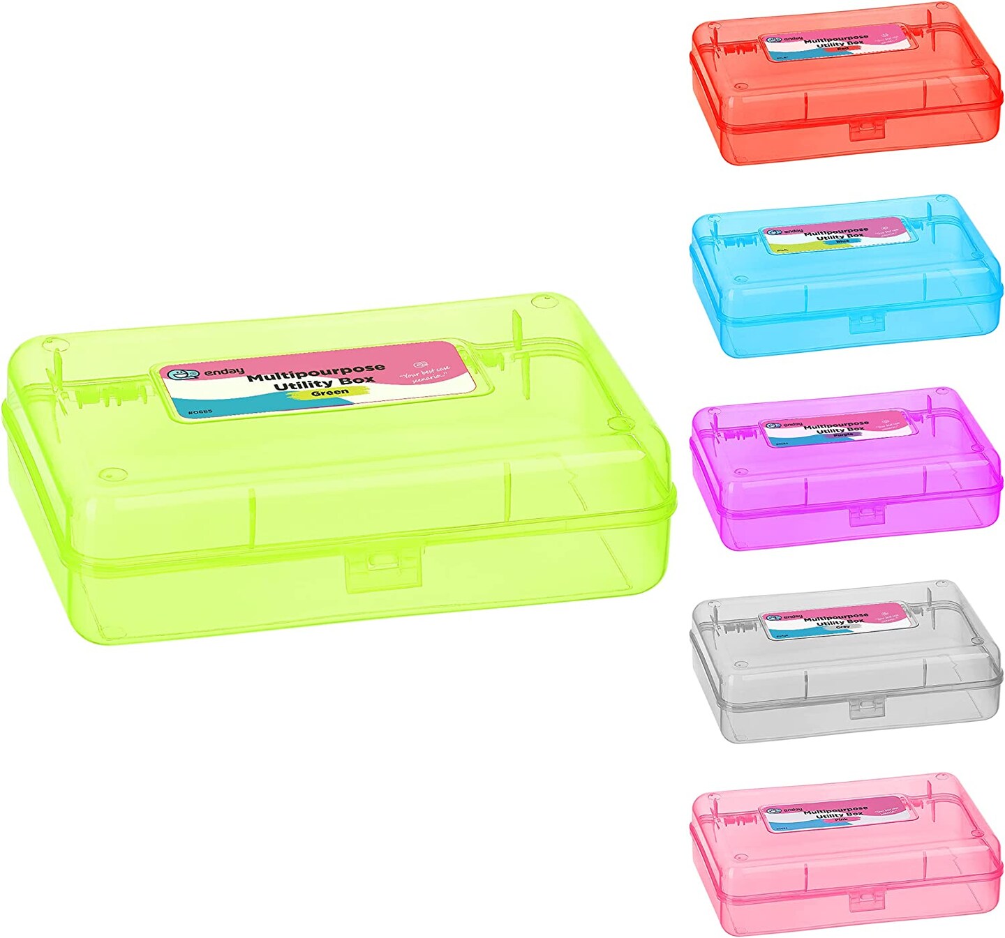 Enday Bright Color Multipurpose Utility Box