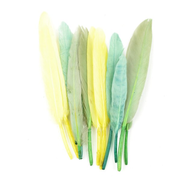 Touch of Nature Mini Duck Feathers 3 Assorted Mix 24pc